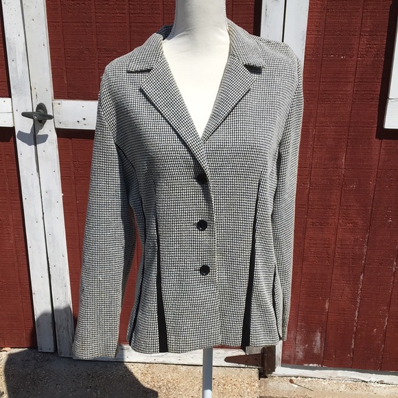 plaza south Jackets & Blazers - black and white blazer